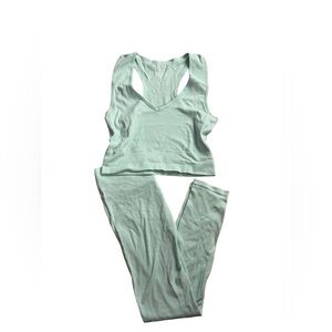 No Boundaries Women's Activewear Set Mint Green